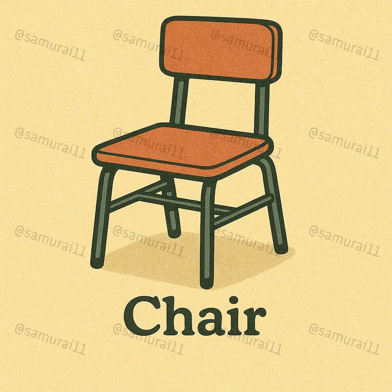 Retro Classroom Objects Flashcards