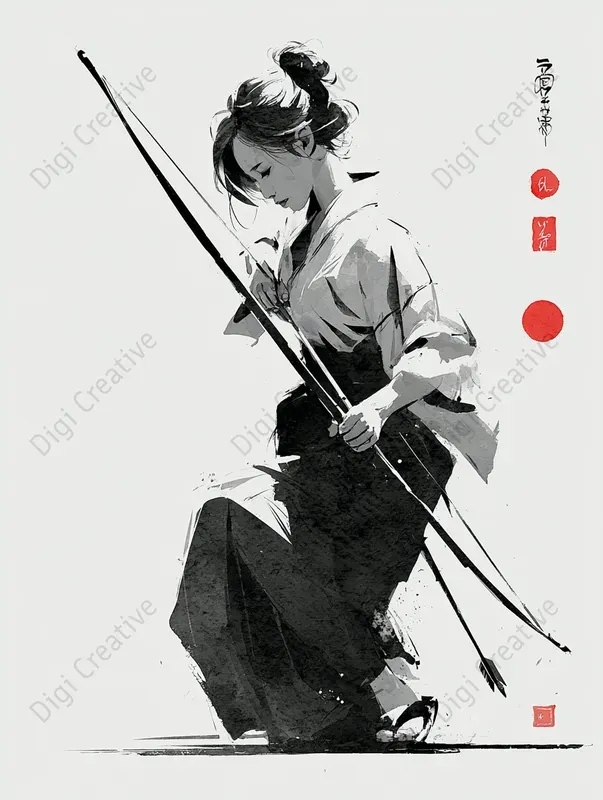 Premium Anime Ink Art