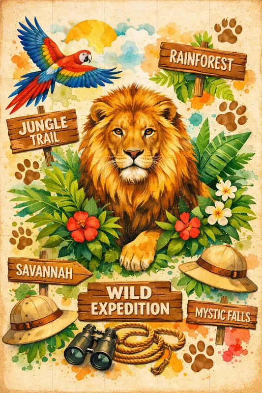 Artistic Collage Poster Graphics