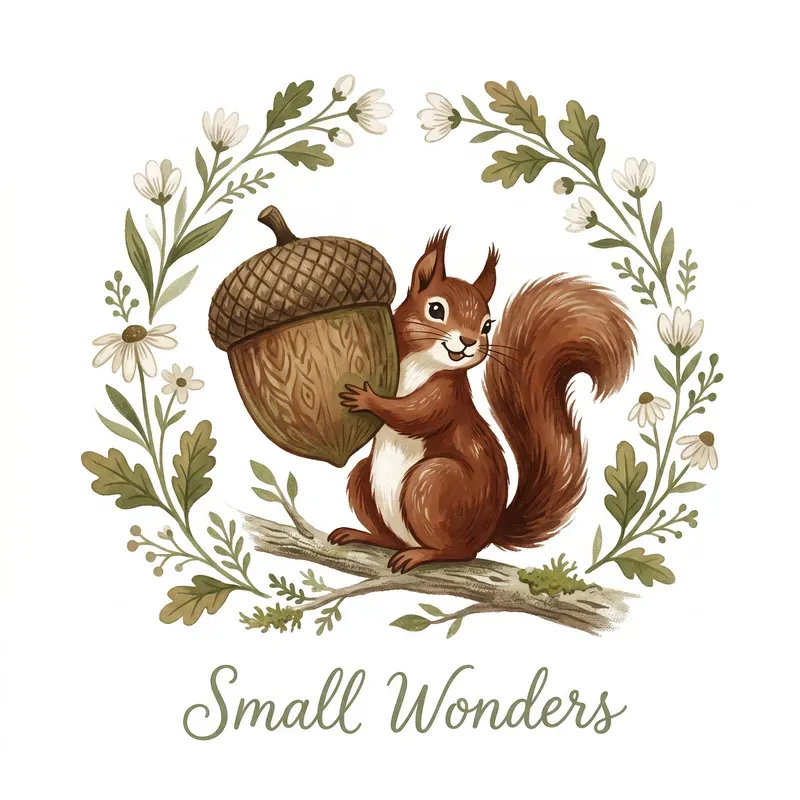 Customizable Cozy Watercolor Animal Art