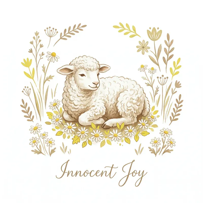 Customizable Cozy Watercolor Animal Art