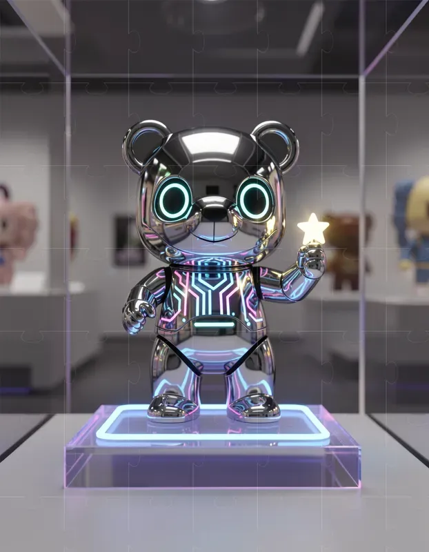 Pop Mart Kaws Style 3D Vinyl Toys