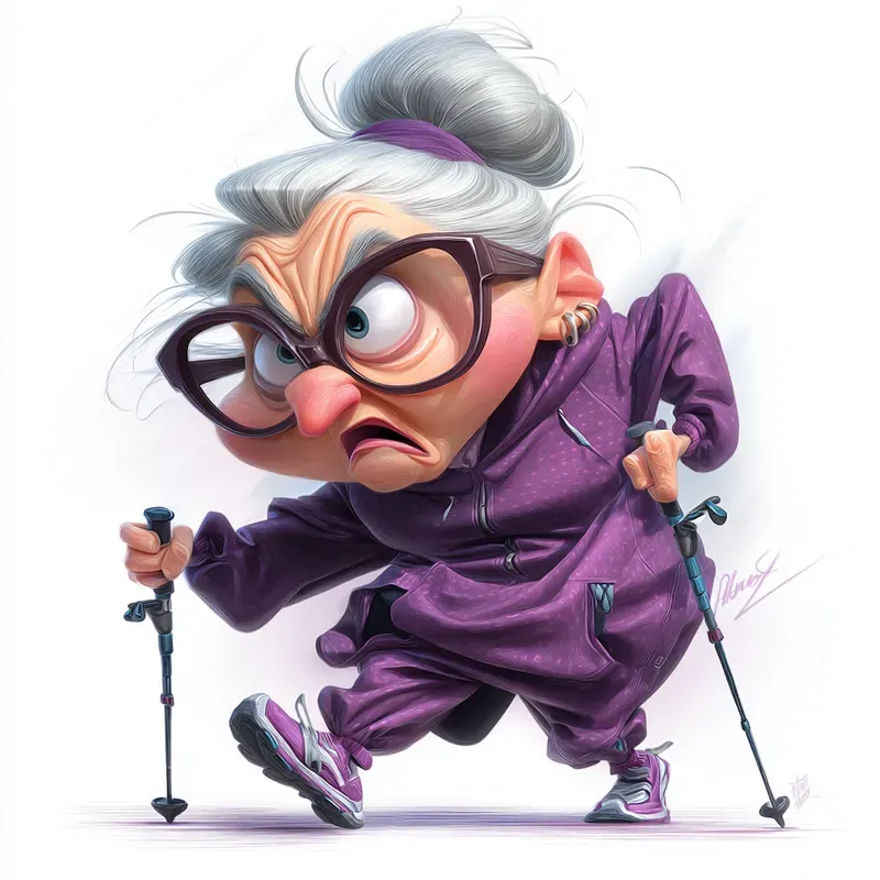 Hilarious Senior Characters Clipart Packs