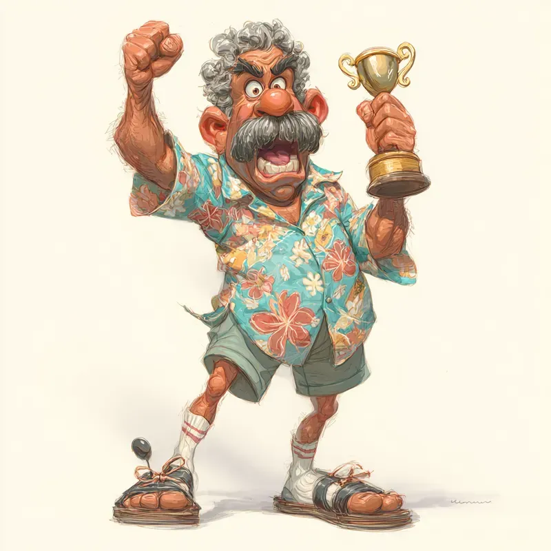 Hilarious Senior Characters Clipart Packs