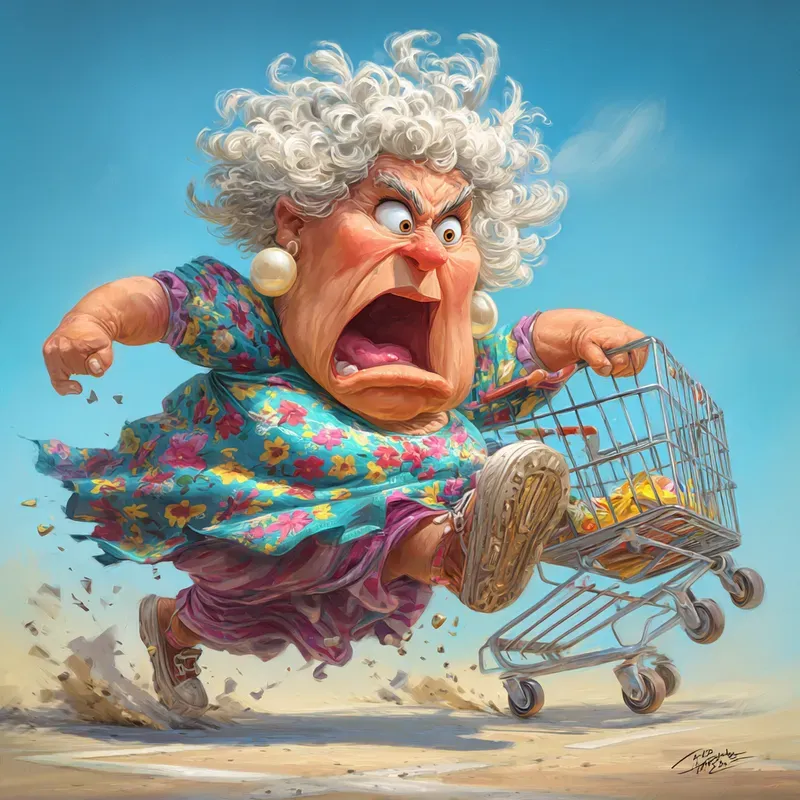 Hilarious Senior Characters Clipart Packs