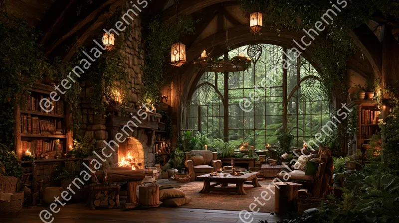 Cinematic Fantasy Interiors