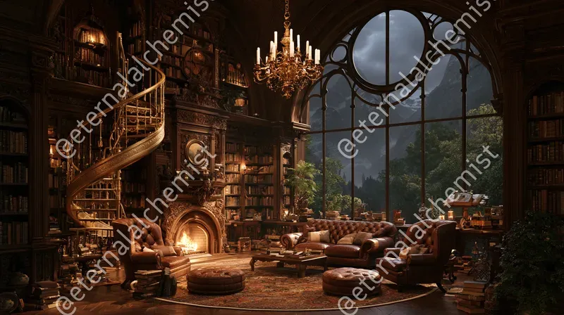 Cinematic Fantasy Interiors