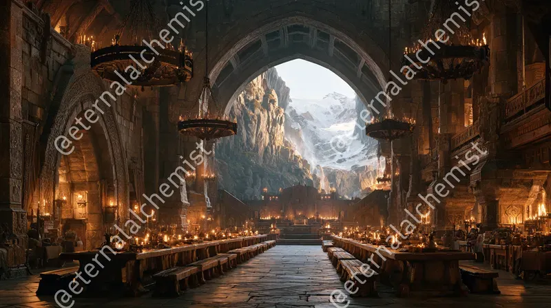 Cinematic Fantasy Interiors