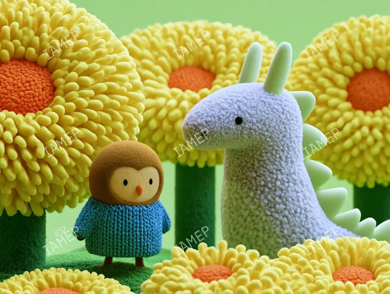 Soft Textured Storybook Illustrations