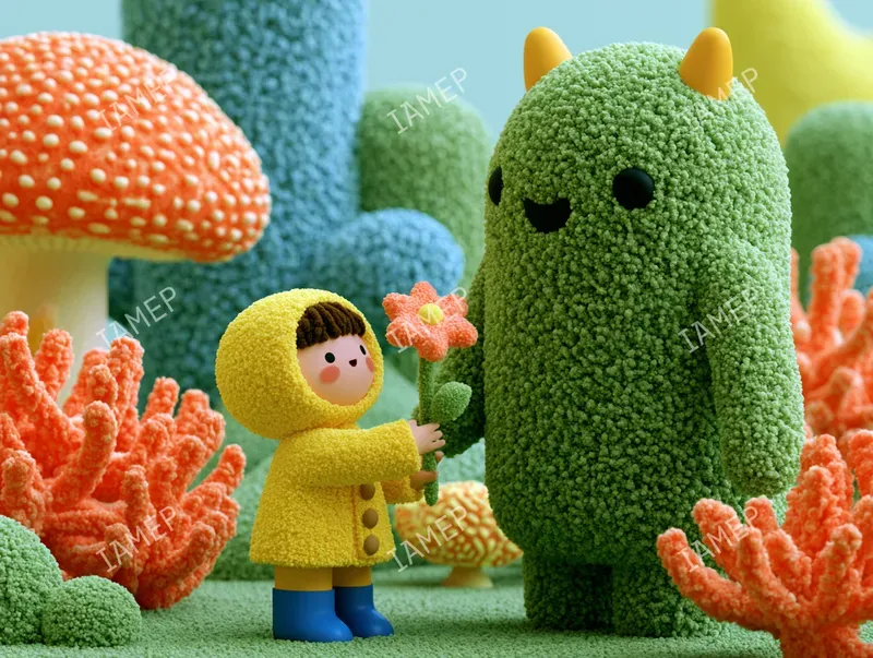 Soft Textured Storybook Illustrations