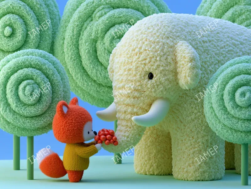 Soft Textured Storybook Illustrations