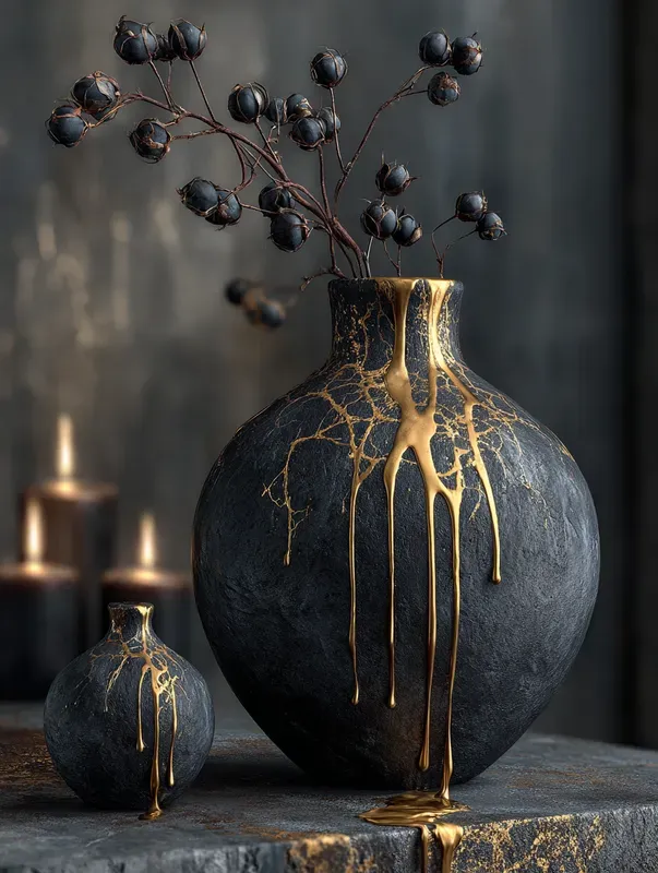 Noir Luxury Still Life Visions