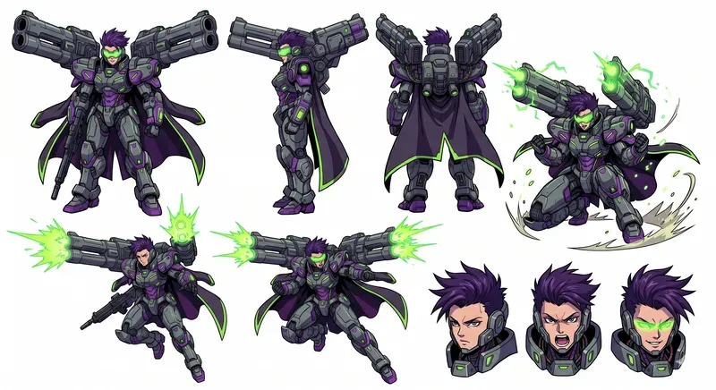 Pro Character Concept Sheets