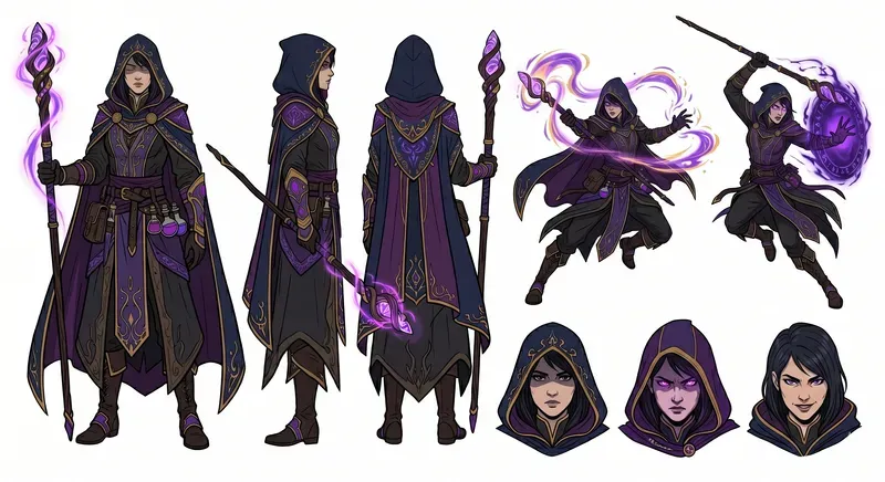 Pro Character Concept Sheets