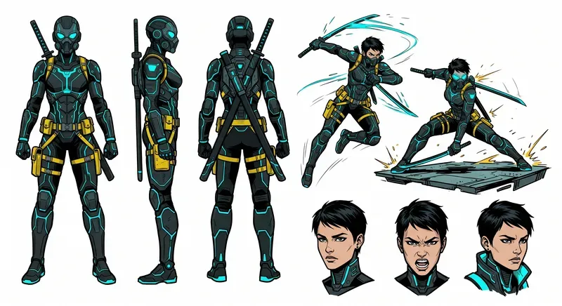 Pro Character Concept Sheets