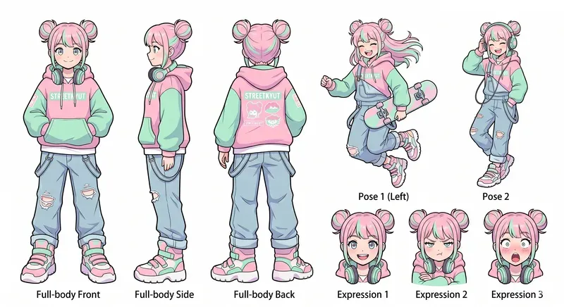 Pro Character Concept Sheets