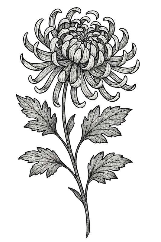 Black White Tattoo Style Illustrations