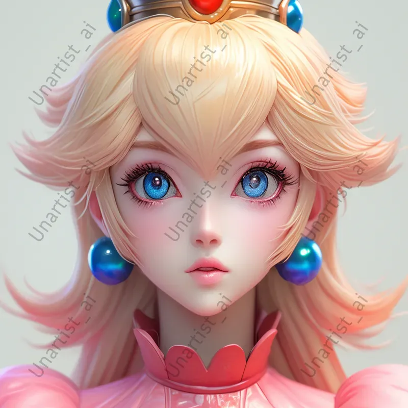 Hyperdetailed 3D Nintendo Portraits