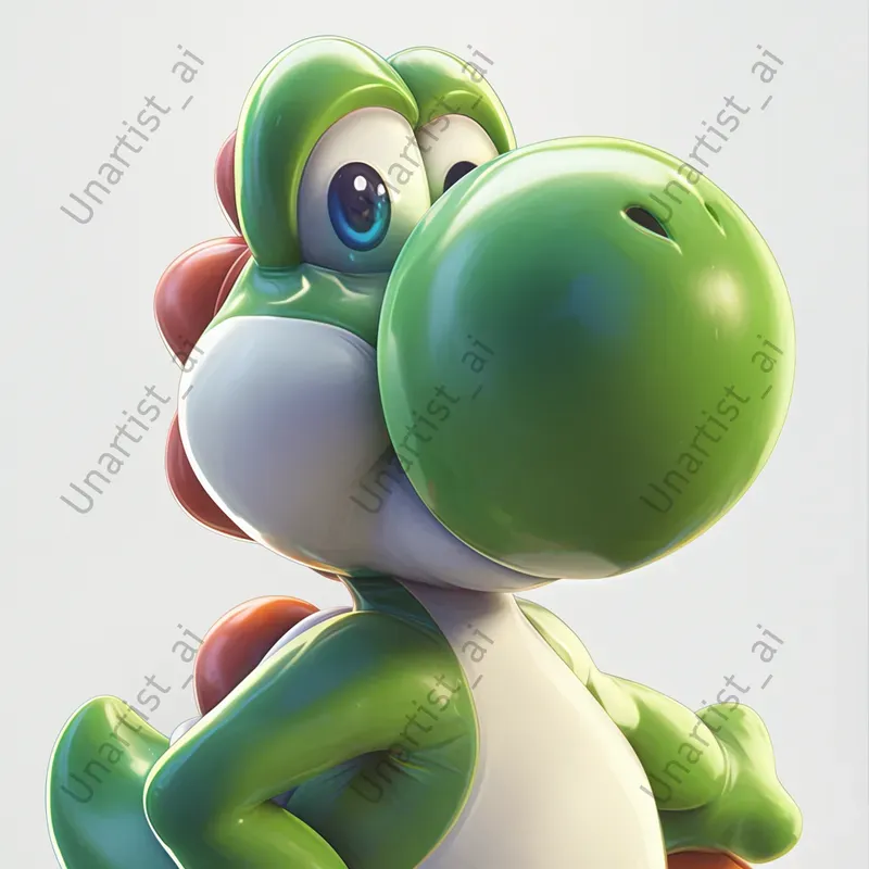 Hyperdetailed 3D Nintendo Portraits