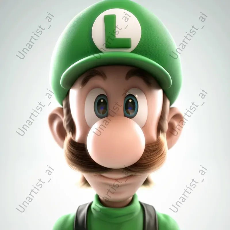 Hyperdetailed 3D Nintendo Portraits