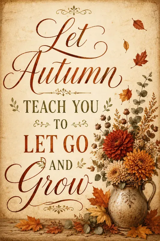Autumn Botanical Wall Art