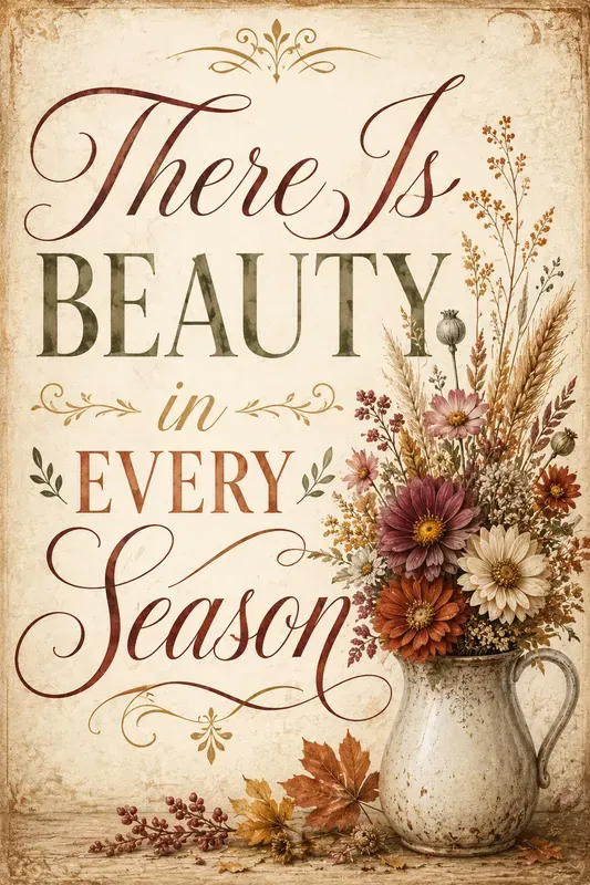 Autumn Botanical Wall Art