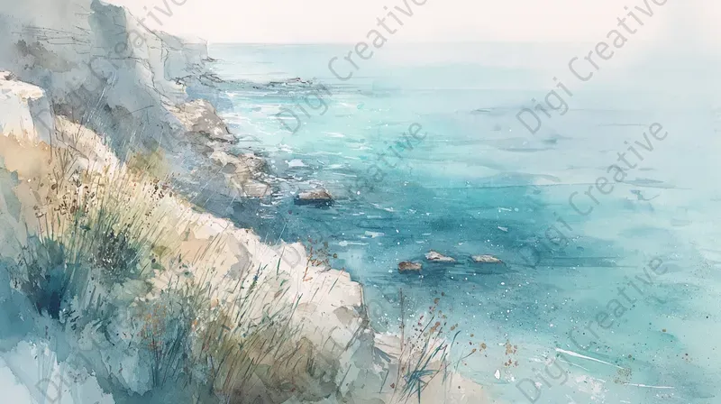 Premium Editorial Watercolor Landscapes
