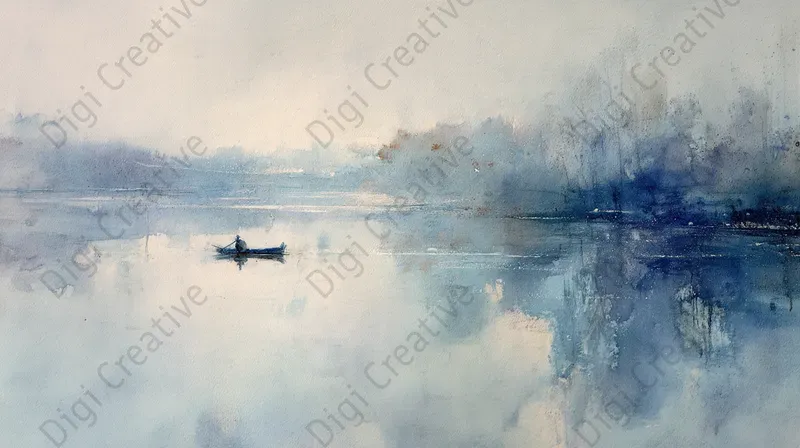 Premium Editorial Watercolor Landscapes