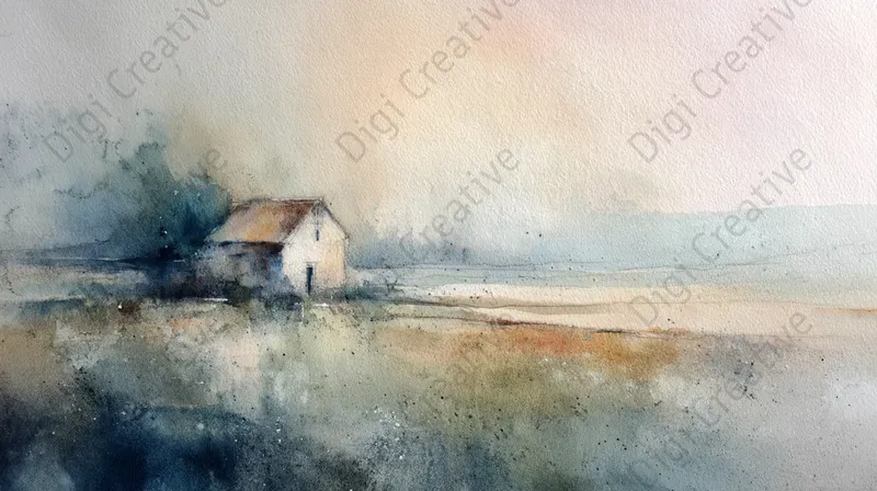 Premium Editorial Watercolor Landscapes