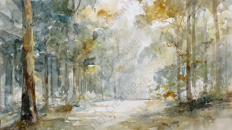 Premium Editorial Watercolor Landscapes