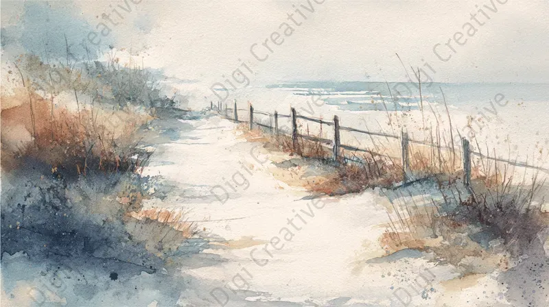 Premium Editorial Watercolor Landscapes