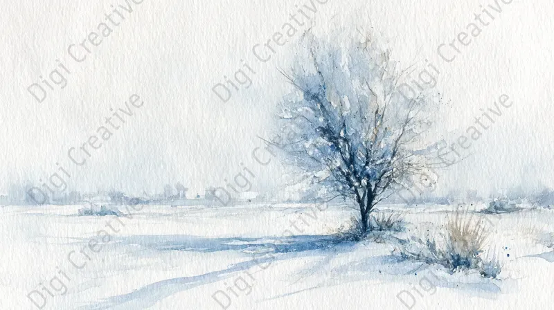 Premium Editorial Watercolor Landscapes