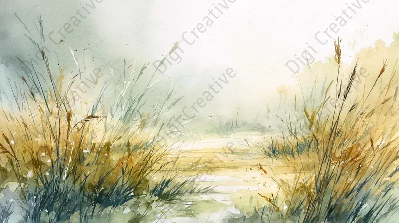 Premium Editorial Watercolor Landscapes