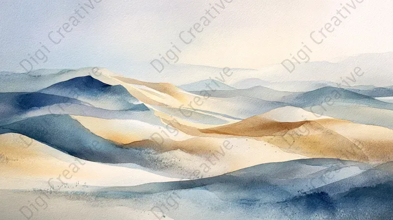 Premium Editorial Watercolor Landscapes