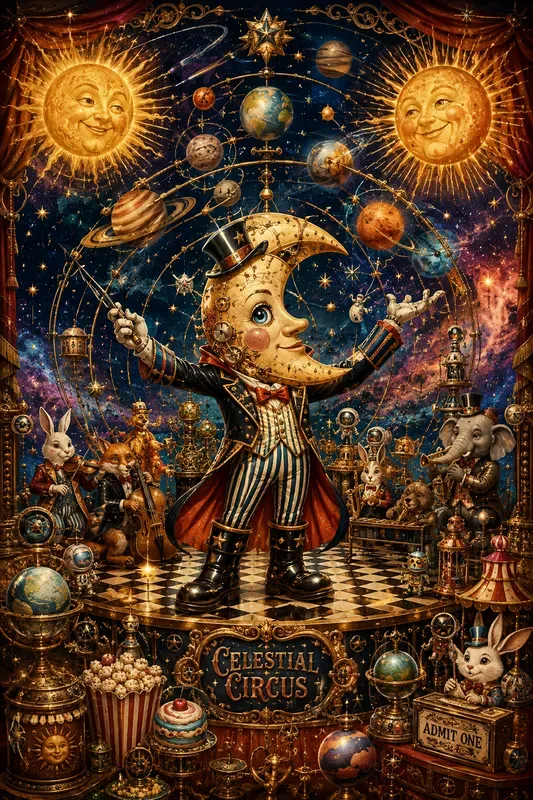 Whimsical Cosmic Circuses