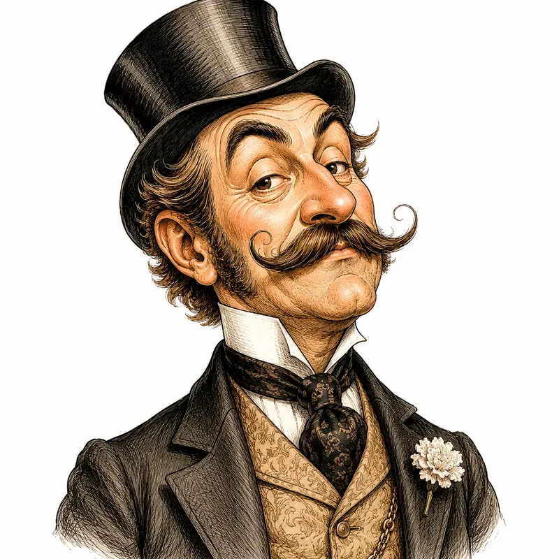 Vintage Caricature Portrait Creators