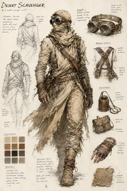 Mixed Media Fashion Sketch Sheets