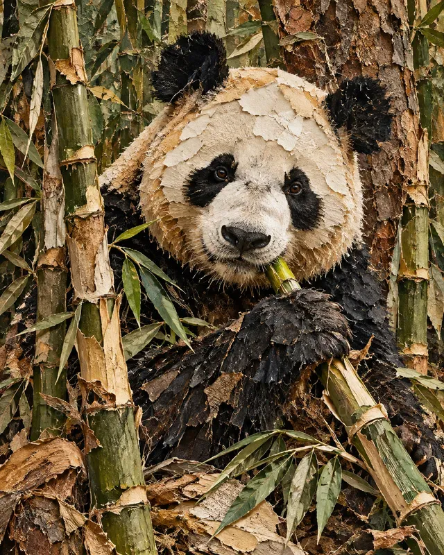 Natural Collage Animals