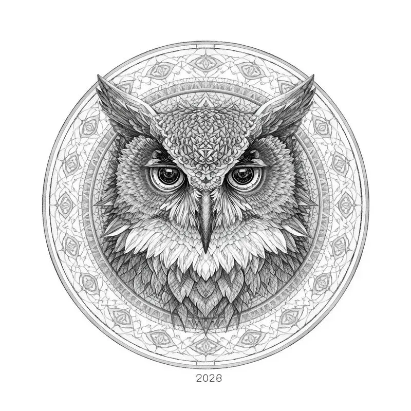 High Detail Mandala Pencil Sketches