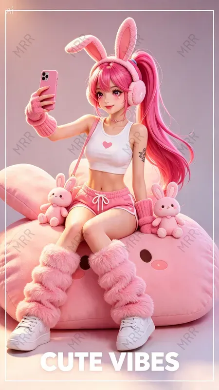 Cute Anime Selfie Girls