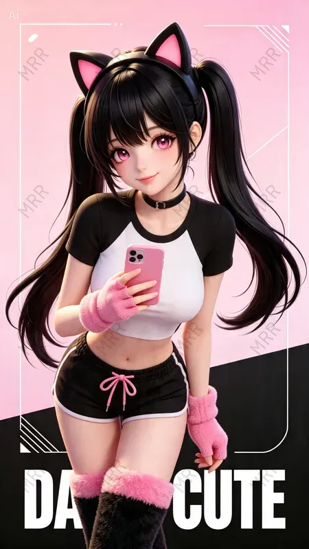 Cute Anime Selfie Girls