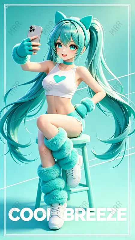 Cute Anime Selfie Girls