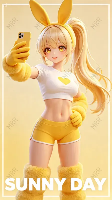 Cute Anime Selfie Girls