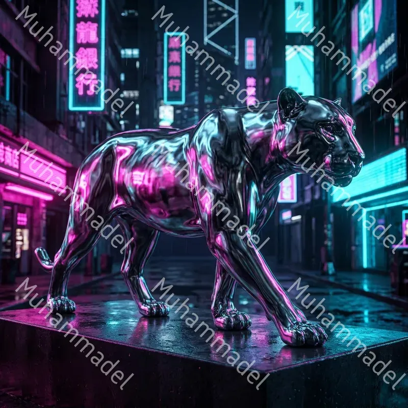 Chrome Animal Sculpture Generator