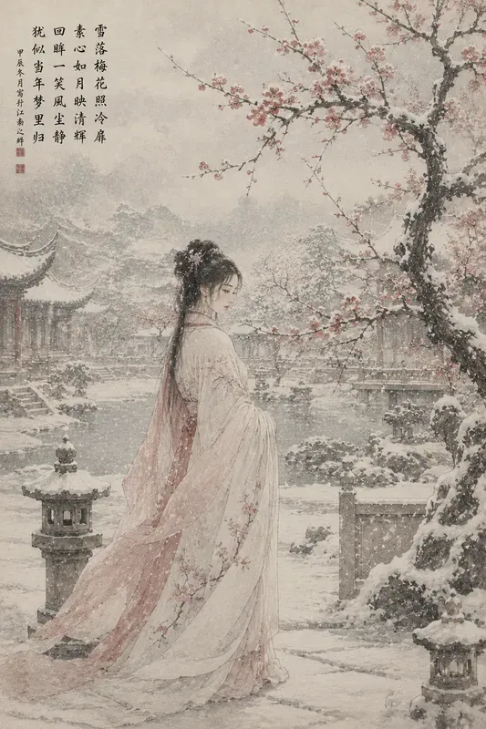 Asian Watercolor Scene Generator