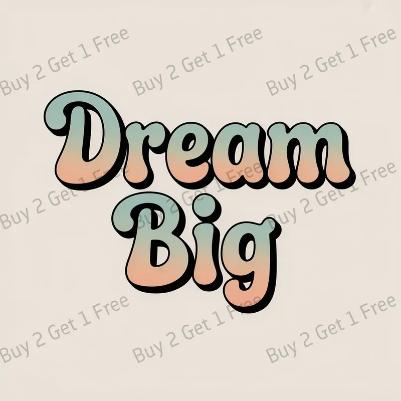 Vintage Pastel Typography Designs