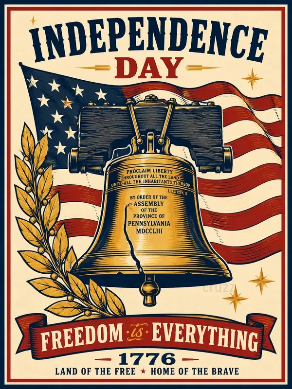 Retro Patriotic Vector Posters