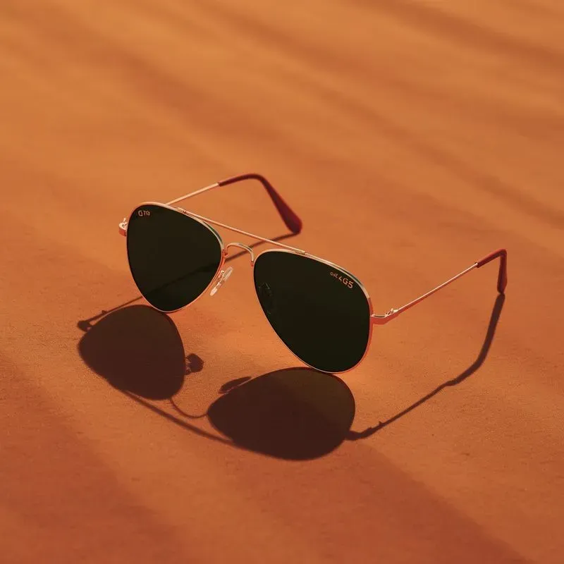 Luxury Sunglasses On Desert Sand