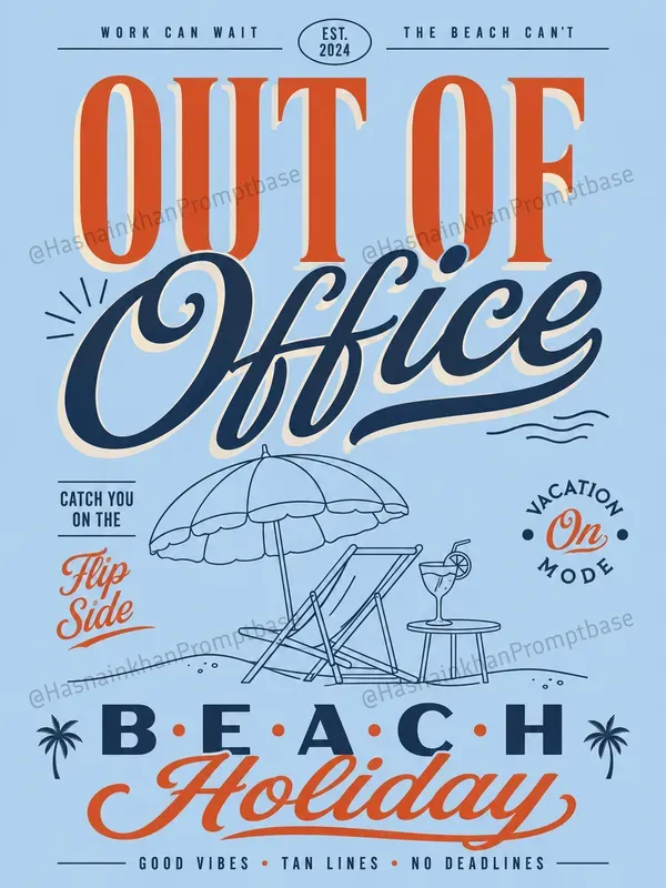 Modern Retro Typography Posters
