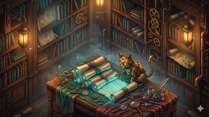 Steampunk Lofi Cyborg Desktop Wallpapers